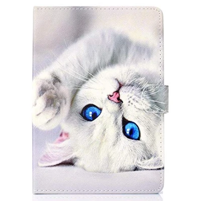 Immagine di XTstore Custodia Universale Tablet 9 10.1 Pollici, Cover Protettiva con Supporto e Tasca per Schede Samsung Tab A 10.1, Huawei MediaPad T3/T5 10, Lenovo TB X103F/Tab4 iPad Air 10.5,Gatto