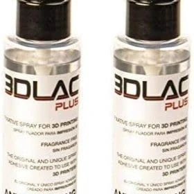 Immagine di Pack 2 bottiglie 3dlac più adesivo fixatif per l&#039; Stampa 3d antiwarping filamento senza profumo Formula PLA Fléxible TPU PETG Airmail