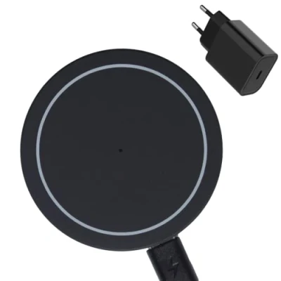 Immagine di Caricabatterie magnetico wireless per iPhone 14/13/12, Samaray 15 W caricatore 14/13/12 serie, compatibile con Qi, 36 magneti integrati Pd 20 USB C adattatore incluso