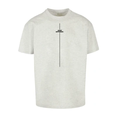 Immagine di Merchcode Think Different Heavy Tshirt con stampa, Uomo, Taglia: 4XL, Lightgrey