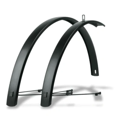 Immagine di SKS GERMANY EDGE AL 56 SET parafango, accessori per bici (protezioni le ruote in alluminio, alta stabilità, fissaggio facile, adatto a quasi tutti i telai, con sistema di sicurezza ESC), nero.
