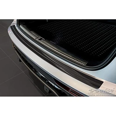 Immagine di Avisa Protezione paraurti Posteriore in Acciaio Inox Nero Compatibile con Audi Q5 Sportback 2020 incl. S Line