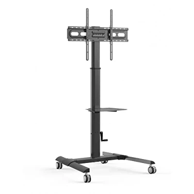 Immagine di Techly 364484 Trolley da Pavimento con Mensola per TV LCD/LED/Plasma 32 70&quot; Nero