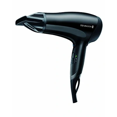 Immagine di Remington Asciugacapelli 2000W Leggero e Compatto bocchetta per styling, 3 livelli di riscaldamento 2 ventola separati, livello raffreddamento, impostazione eco, Power Dry D3010
