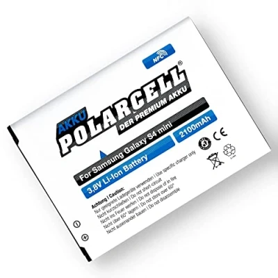 Immagine di PolarCell Batteria per Samsung Galaxy S4 mini GT i9190 / i9195 LTE (EB B500BE EB B500BU) NFC Edition