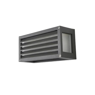Immagine di applique da esterni &#039;Aurelien&#039; (Moderno) colore Nero, in Alluminio (1 luce, E27) di Lucande applique, lampada LED esterni, outdoor per facciata/parete, terrazzo e