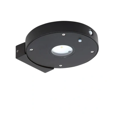 Immagine di Lucande Applique a LED Tavon, rotonda, nera, sensore