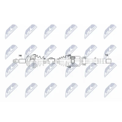 Immagine di NTY NPW TY 188 Albero motore / Semiasse Assale anteriore Dx 1007 Cambio manuale