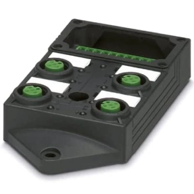 Immagine di Phoenix Contact SACB 4/ 4 L C GG SCO P 1452864 Scatola sensore attuatore passiva Distributore M12 con filettatura in plastica 1 pz.