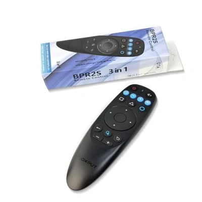 Immagine di BOXPUT BPR2S, telecomando vocale BT, con giroscopio a 6 assi, supporta i tasti interi, l&#039;apprendimento infrarossi, adatto per PC/Android TV Box/TV Stick/TV Stick/Set Top Box/Smart Project