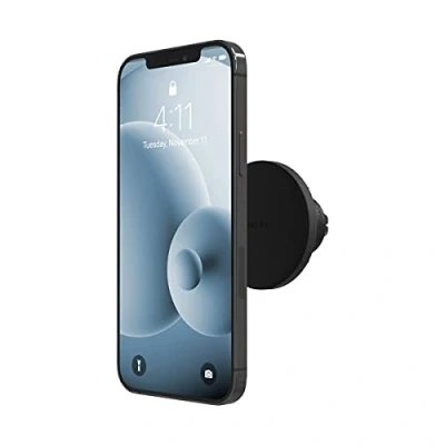 Immagine di ZAGG mophie Snap Vent Mount, supporto universale per auto, con adattatore, compatibile tutti gli smartphone, nero