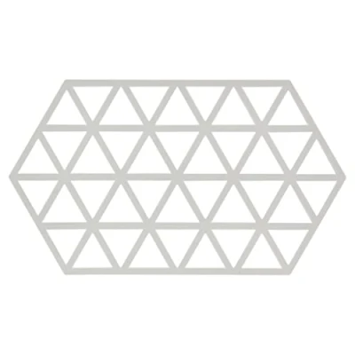 Immagine di Zone Denmark Trivet Triangles Warm Grey 24 x 14 cm