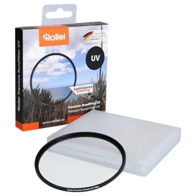 Immagine di Rollei Extremium Round Filter UV 52 mm filtro e protettivo con anello in Titanio vetro Gorilla rivestimento speciale Dimensioni: