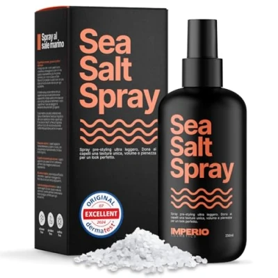 Immagine di IMPERIO Sea Salt Spray 250ml Premium sale marino capelli per più folti &amp; texture stabile Perfette Beach Waves, volume presa grazie alla potenza del mare Unisex profumo