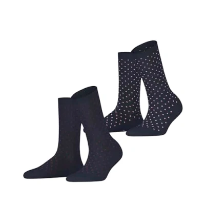 Immagine di Esprit FINE DOT 2PACK WITH Pattern Calze marine, Donna, Taglia: 39 42, Marine