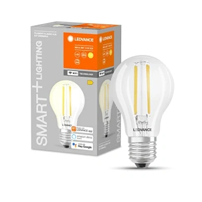 Immagine di LEDVANCE SMART+ ERP: E (A G) SMARTWF A60D 6W/827 230VFILCLE274X1LEDV E27 6 W Bianco caldo