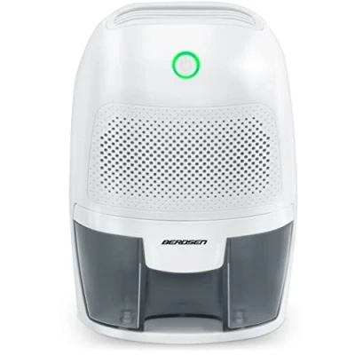 Immagine di Berdsen BR 50B Deumidificatore con display bianco per ambienti 15 20 m3, deumidificatore, purificatore d&#039;aria, elettrico, capacità 250 300 ml, 80% di umidità relativa,