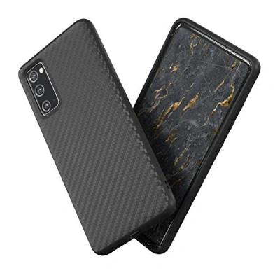 Immagine di RhinoShield Case compatible with [Samsung Galaxy S20 FE] SolidSuit Shock Absorbent Slim Design Protective Cover Premium Matte Finish 3.5M / 11ft Drop Protection Carbon Fiber