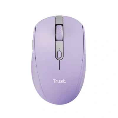 Immagine di Trust OZAA COMPACT Mouse Senza fili (radio) Ottico Viola 6 Tasti 3200 dpi Rotella di scorrimento integrata