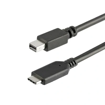 Immagine di StarTech.com Cavo USB C a Mini DisplayPort da 1 m 4K 60Hz video/Adattatore 3.1 Tipo mDP Nero (CDP2MDPMM1MB)