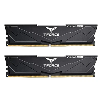 Immagine di Teamgroup DDR5 32GB KIT 2x16GB PC 6000 Team T Force Vulcan FLBD532G6000HC38ADC01 schwarz