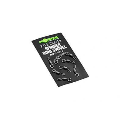 Immagine di Girella Korda PTFE Spinner Ring Swivels T11 (8pcs) (x8)