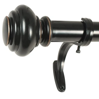 Immagine di Decopolitan Urn Set di aste singole, 72 144&quot;, colore: Nero antico