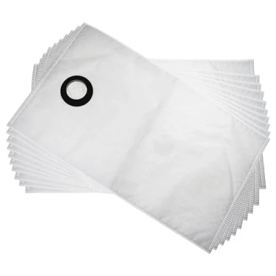 Immagine di vhbw 10x sacchetti compatibile con Makita 440, 445 aspirapolvere in microfibra, bianco