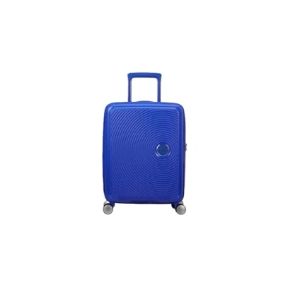 Immagine di American Tourister Soundbox Trolley Rollen Trolley, Taglia: Small, Blue