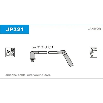 Immagine di JANMOR JP321 Kit Cavi Accensione