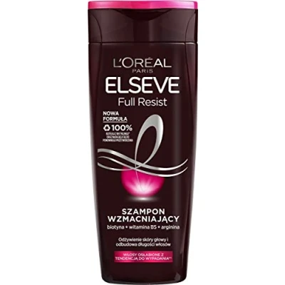 Immagine di L&#039;Oréal Paris, Shampoo, L&#039;Oreal Paris Elseve Arginine Resist Shampoo per capelli cadenti 400 ml (400 ml, liquido)