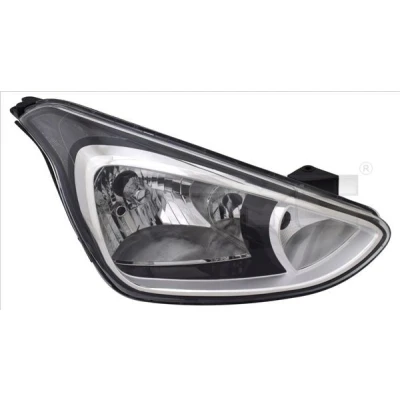 Immagine di TYC 20 17386 05 2 Fari Sx H7/H4 con luce di svolta per veicolo circolazione Dx motore elettrico HYUNDAI: i10 II Sedan, Hatchback