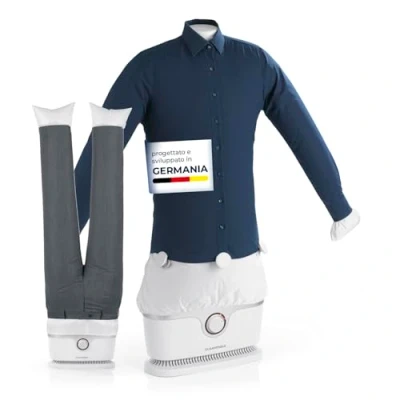 Immagine di CLEANmaxx ferro da stiro automatico Per camicie PRO con attacco pantaloni Sostituisce stiro, vaporizzatore camicie, camicette e Innovativo ed efficiente