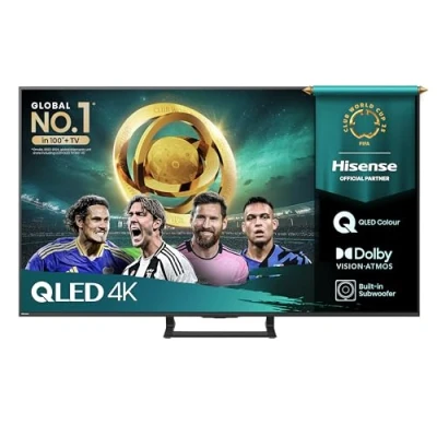 Immagine di Hisense TV 50&quot; QLED 4K 2025 50A72Q, Smart VIDAA U8, Dolby Vision, HDR 10+, Game Mode Plus, Atmos, Alexa Built in, Voice, Tuner DVB T2/S2 HEVC 10, lativù 4K, 50&#039;&#039;