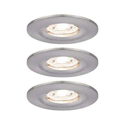 Immagine di Paulmann 94301 EBL Nova mini Coin Lampada LED da incasso Kit 3 4 W Ferro