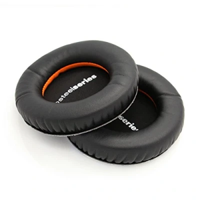 Immagine di INF Cuscinetti auricolari di ricambio in similpelle Stelseries Siberia V2 neri 1 paio