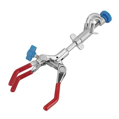Immagine di Lab Clamp regolabile a tre poli girevole Flask Pinza test da laboratorio Tubo condensatore Beaker Holder Accessori