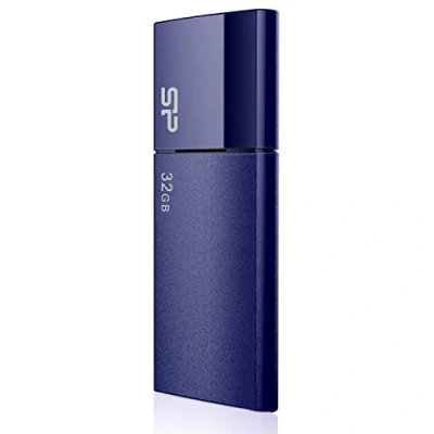 Immagine di Silicon Power SP032GBUF3B05V1K Blaze B05 Chiavetta USB 3.0 da 32 GB, connettore retrattile, Lettura Fino a 100MB/s, Nero