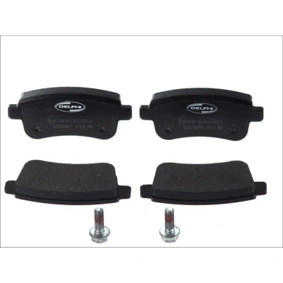 Immagine di DELPHI LP2153 Kit pastiglie freno Non predisposto per contatto segnalazione usura con lamierino anticigolío accessori RENAULT: GRAND SCENIC 3