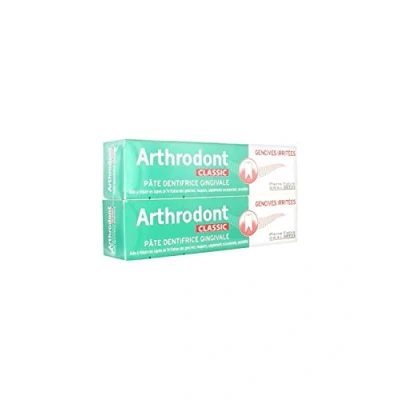 Immagine di Pate Dentifrice Apaisant 2 x 75 ml Classic Gencives irritées Arthrodont