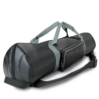 Immagine di USA Gear Borsa Imbottita per Treppiede (nera) Contiene Treppiedi da 53 a 89 cm Prolunga Regolabile, Tasca Portaoggetti e Tracolla Accessori Professionali Fotocamera