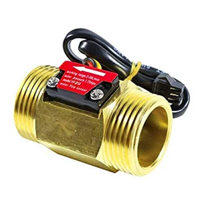 Immagine di power tool POWERTOOL HA7694A Sensore di flusso d&#039;acqua ad effetto hall, flussometro in rame, per scaldabagno, dispositivo misurazione del flusso, ecc. (3/4&quot;)
