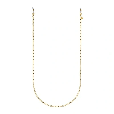 Immagine di GD GOOD.designs Catena per occhiali da donna in oro, argento e oro rosa I acciaio inossidabile placcato 18 carati (75 cm) a maglie sole (Oro)
