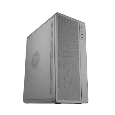 Immagine di Mars Gaming Tacens AERO,Case PC ATX, Struttura in Metallo Robusta con Griglia Frontale,1xVentola Posteriore 120mm Ultra Silenziosa,Supporto per Fino a 3 Ventole Frontali,Mid Tower Gaming, USB 3.0,Nero