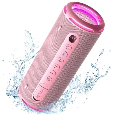 Immagine di Tronsmart T7 Lite Cassa Bluetooth Portatile, 24W Altoparlante 5.3, 24 Ore di Gioco, Impermeabile IPX7, Controllo App per Feste, Esterno Rosa