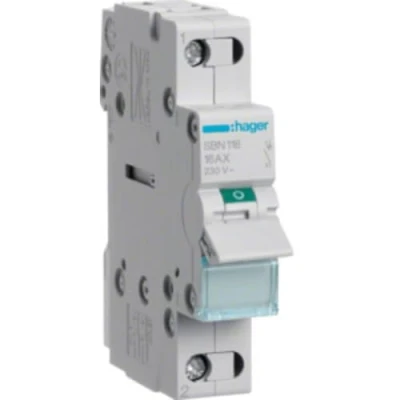 Immagine di Modulo interruttore Grigio 16 A 230 V Hager SBN116