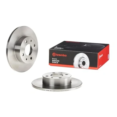 Immagine di BREMBO 08.4753.14 Disco freno 240 12 4 pieno con bulloni/viti FIAT: Uno Hatchback, Fiorino II Van, Panda I AUTOBIANCHI: Y10 Hatchback