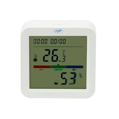 Immagine di Sensore intelligente di temperatura e umidità PNI SafeHome PT252 WiFi Tuya App mobile