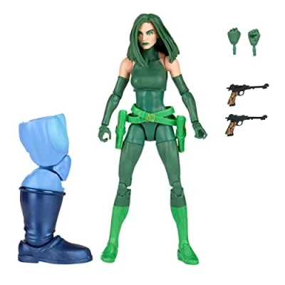 Immagine di Marvel Hasbro Legends Series, Madame Hydra, Action Figure collezionabile da 15 cm, Giocattolo Ispirato ai Fumetti, con 4 Accessori e 1 Parte Build A Figure, Multi