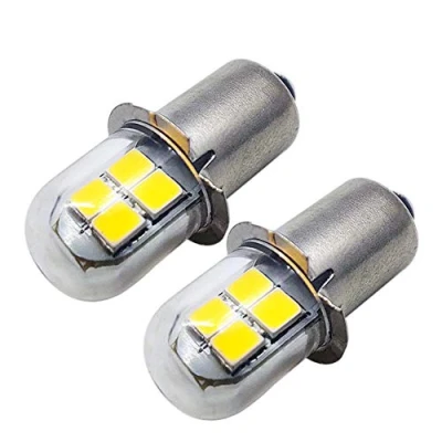 Immagine di Ruiandsion 2 lampadine LED P13.5S, 2835, 8SMD, 4,5 V, 6 a LED, per fari, torce, torce e confezione da